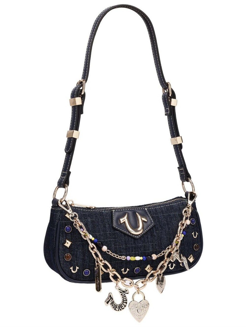 True Religion Denim Charms Shoulder Handbag - Picture 2 of 6